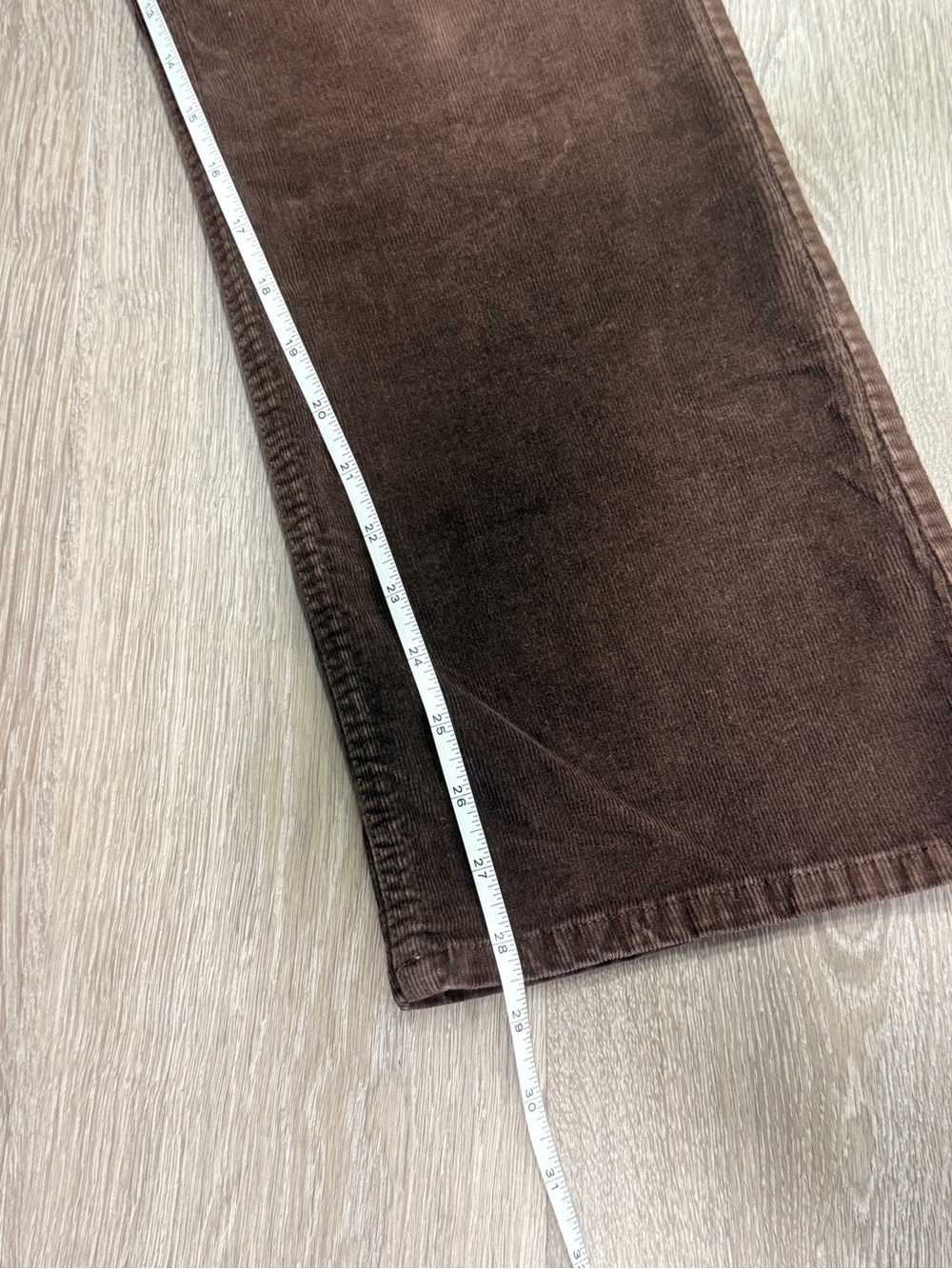 Sonoma Women’s Straight-Leg Corduroy Jeans in Dark Brown Size 12P - Picture 8 of 11